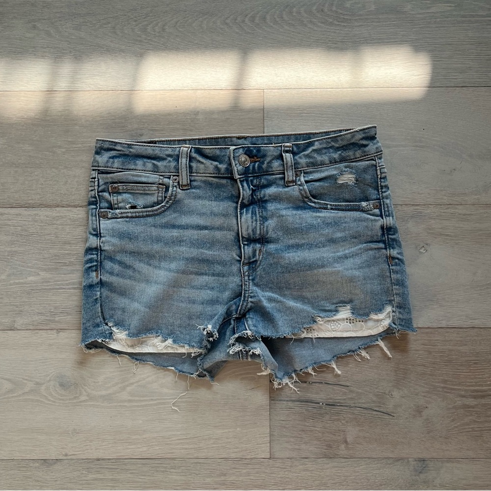 High Rise Shortie Shorts (Next Level Stretch)